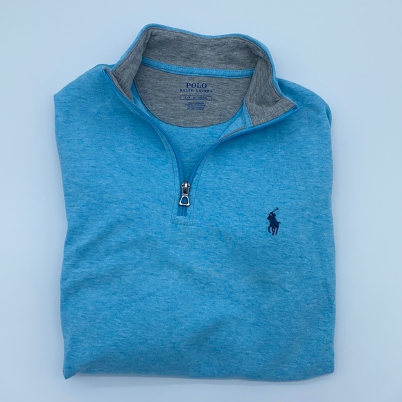 NWT Polo Ralph Lauren
Logo Embroidered Mock Neck Quarter-Zip Sweater Size S - Picture 10 of 10